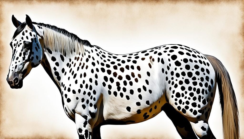 Appaloosas spotted coat