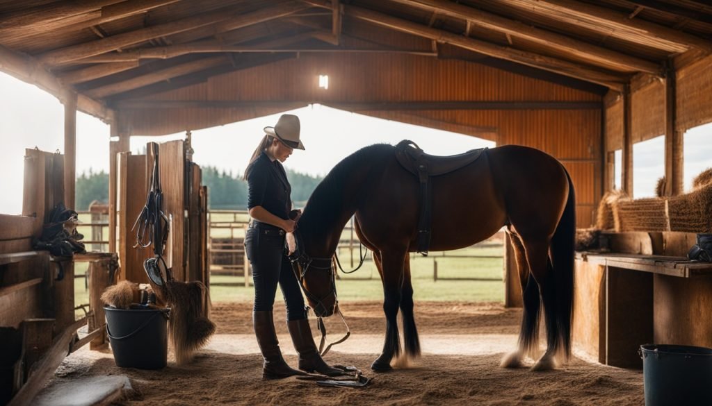 Horse grooming