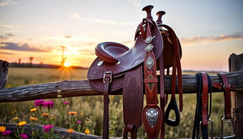 Western riding tack
