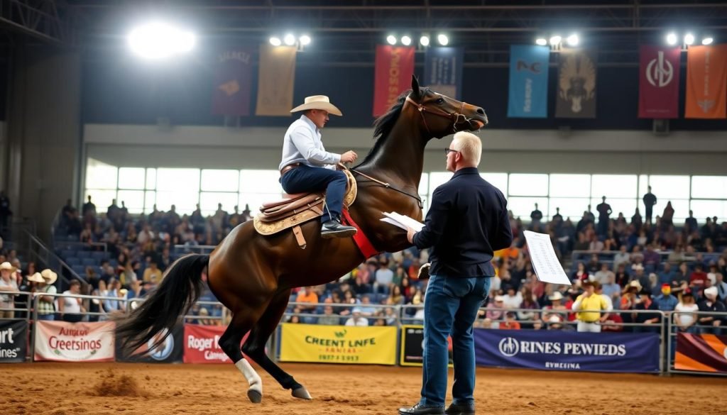 scoring in reining competitions