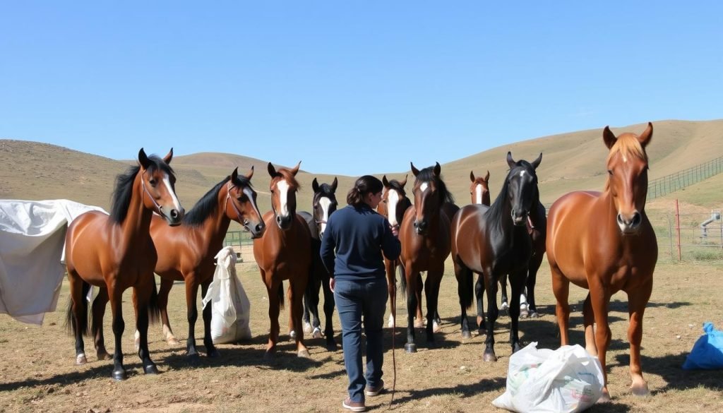 Desensitizing horses for trail challenges Desensitizing horses for trail challenges