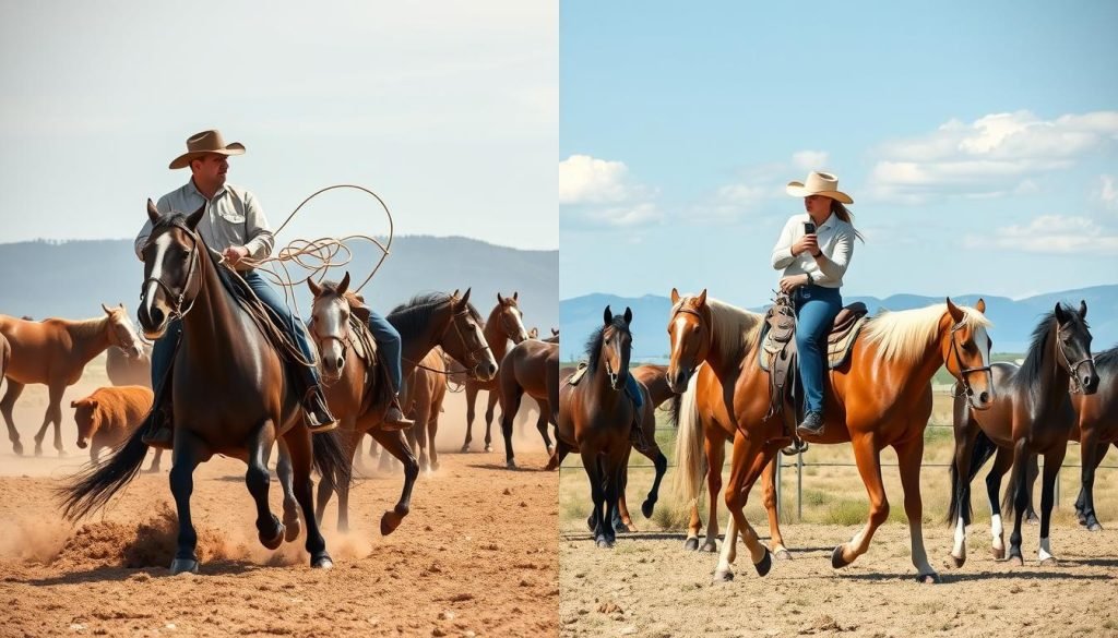 comparison of horse training methods