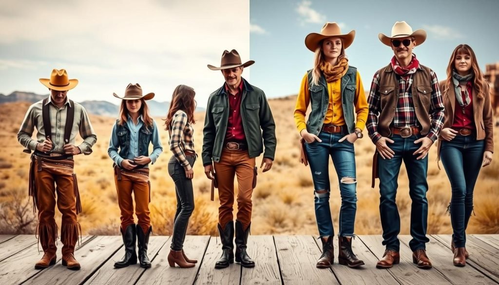 cowboy attire transformation