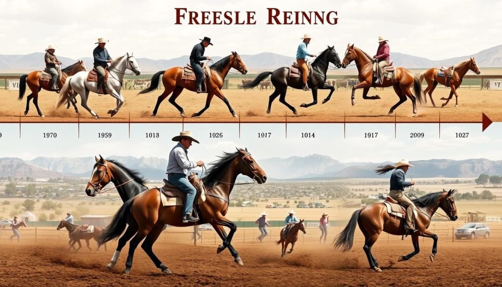 history of Freestyle Reining history of Freestyle Reining
