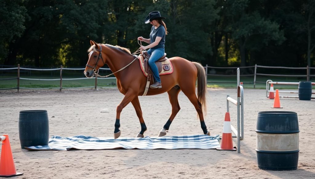 trust-building exercises for horses